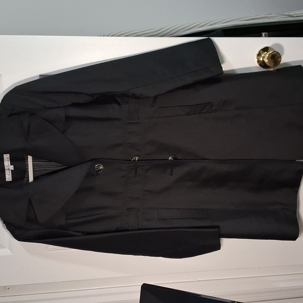 Kenneth Cole New York Black Car Length Jacket NWOT  Size M